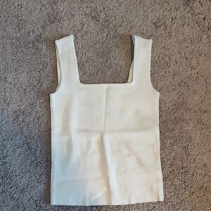 MUST BUNDLE - Pink Martini Cream Square Neck Tank Top